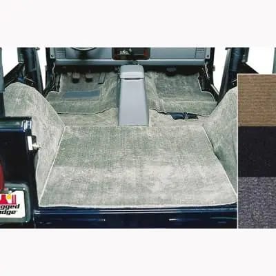 Replacement Six-Piece Deluxe Carpet Kit 1976 - 2006 Jeep CJ/Wrangler thumbnail 2
