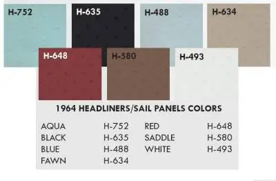 1964 Impala Standard Bench Seat Upholstery, Carpet & Panel Package 4 thumbnail 10