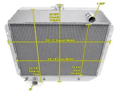 Champion Two Row All Aluminum Radiator Ford F-Series/Bronco EC433 thumbnail 4