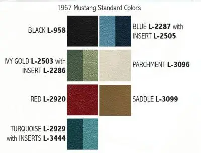 1967 Mustang Standard Touring II Front Bucket Seats thumbnail 3