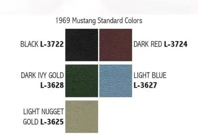 1969 Mustang Standard Touring II Front Bucket Seats thumbnail 4