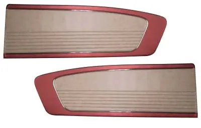 Two-Tone Vinyl Door Panel (Pair) 1966 Mustang Coupe, Convertible, Fastback thumbnail 3