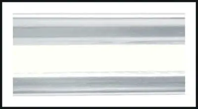 B9214 - 1962 Impala / Full Size 6 Piece White Body Side Molding Set (Without Clips) thumbnail 2