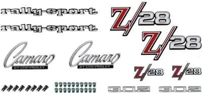*R1092 - 1969 Camaro 302 Z28 with RS Option and Cowl Hood Emblem Kit