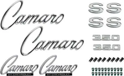 *R1086 - 1969 Camaro SS 350 without RS Option Emblem Kit