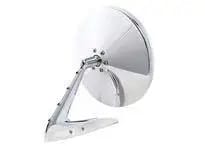 BR1005 - 1960-74 GM Round Door Mirror With Fasteners On Leading Edge - Brushed thumbnail 2