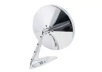 BR1003 - 1960-74 GM Round Door Mirror With Fasteners On Leading Edge - Polished thumbnail 2