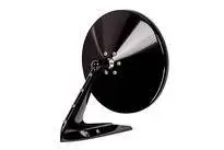 BR1004 - 1960-74 GM Round Door Mirror With Fasteners On Leading Edge - BLACK thumbnail 2