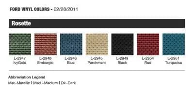 1967 Fairlane 500, 500XL & GT Front Seat Upholstery thumbnail 14