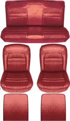 1961-1962 Falcon Futura 2dr, Deluxe 2dr Sedan & Wagon Seat Upholstery thumbnail 4