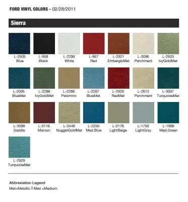 1965 Ford Falcon Seat Upholstery thumbnail 2