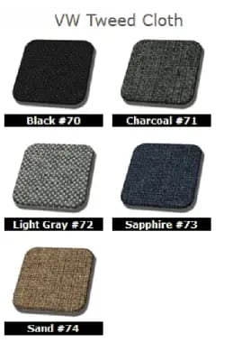 Full Panel Set for 1966 - 67 Type III Squareback, Tweed, With Pockets - 9 pc. Set thumbnail 2