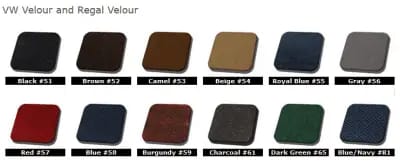 Full Panel Set for 1966 - 67 Type III Squareback, Velour, No Pockets - 9 pc. Set thumbnail 2