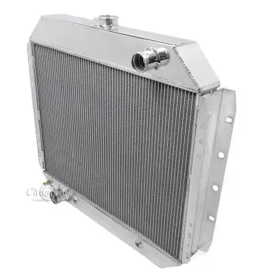 Champion Three Row All Aluminum Radiator Ford Bronco 1966-1977 With Ford V8 Conversions thumbnail 2