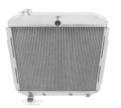 Champion Four Row Radiator for 1957-1960 Ford F-Series Truck w/Inline Six or Chevy Swap thumbnail 4
