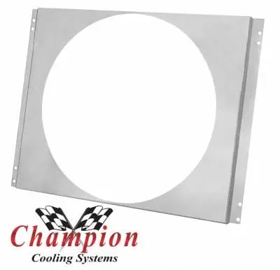 Champion Four Row Radiator Combo for 1957-1960 Ford F-Series Truck thumbnail 4