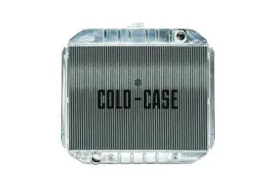 78-79 Ford Bronco Aluminum Radiator And 12 Inch Fan Kit Dual Cold Case Radiators