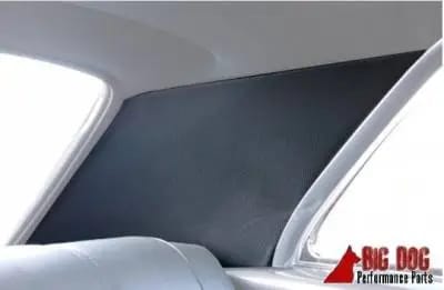 1967 Chevelle Coupe Replacement Headliner Sail Panel and visor Kit thumbnail 2