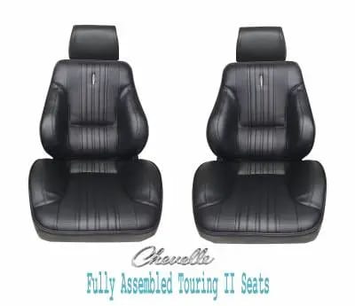 1970 Chevelle & El Camino Touring II Front Bucket Seats Assembled
