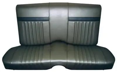 1968 Cougar Hardtop Front/Rear Bench Seat Upholstery - Decor Style