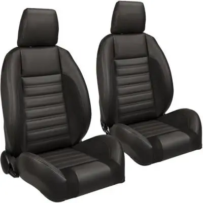 TMI Pro Series Sport R Low Back w/Headrests Bucket Seats for nova