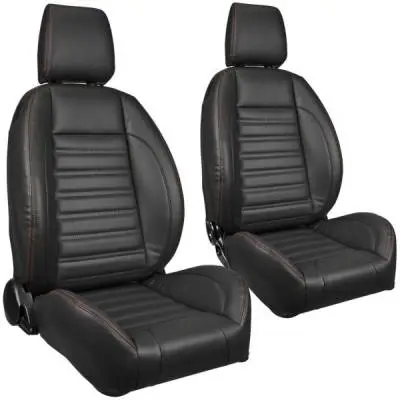 TMI Pro Series Low Back Bucket Seats w/Headrests for Chevelle, El Camino