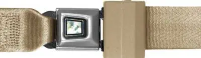 Tan Seatbelts, 72-1/4" long, Non-Retractable