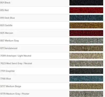 Molded Cut-Pile Carpet for 1996 - 1999 Suburban, Your Choice of Color thumbnail 2