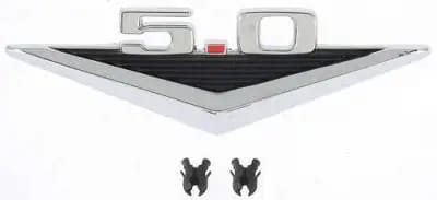 1965-73 Mustang 5.0 Emblem by Scott Drake