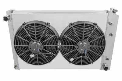Three Row Champion Aluminum Radiator Combo for 1981 - 1990 BLAZER, JIMMY, GMC TRK FSCC716COMBO