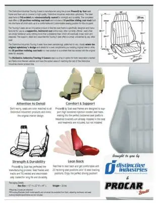1977-1979 Camaro Touring II Front Bucket Seats Assembled thumbnail 6