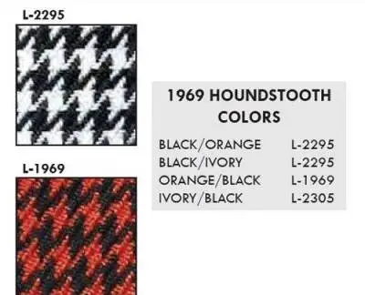 1967-1968 Camaro Touring II Front Bucket Seats Assembled, Houndstooth thumbnail 2