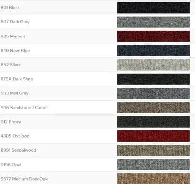 Molded Carpet for 1999 - 2004 Ford Four-Door Crew Cab, Heavy Duty Truck, Your Choice of Color thumbnail 2