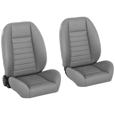 Cruiser Universal Lowback Bucket Seats - Gray thumbnail 3