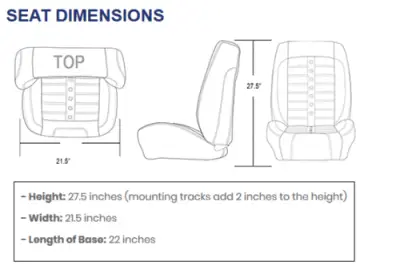 Cruiser Universal Lowback Bucket Seats - Brown thumbnail 2