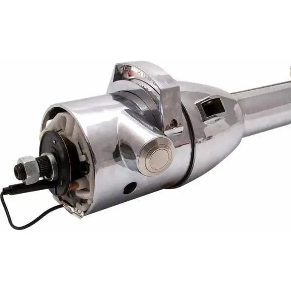 33" Push Button Start Chrome Steering Column Automatic with Gear Indicator Window and Shifter