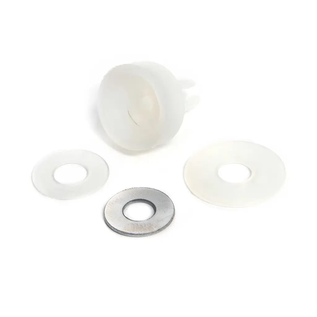 1964-1965 Ford Falcon Fairlane 1965-1966 Mustang Door Latch Rod Retainer Clip Bushing Kit thumbnail 3