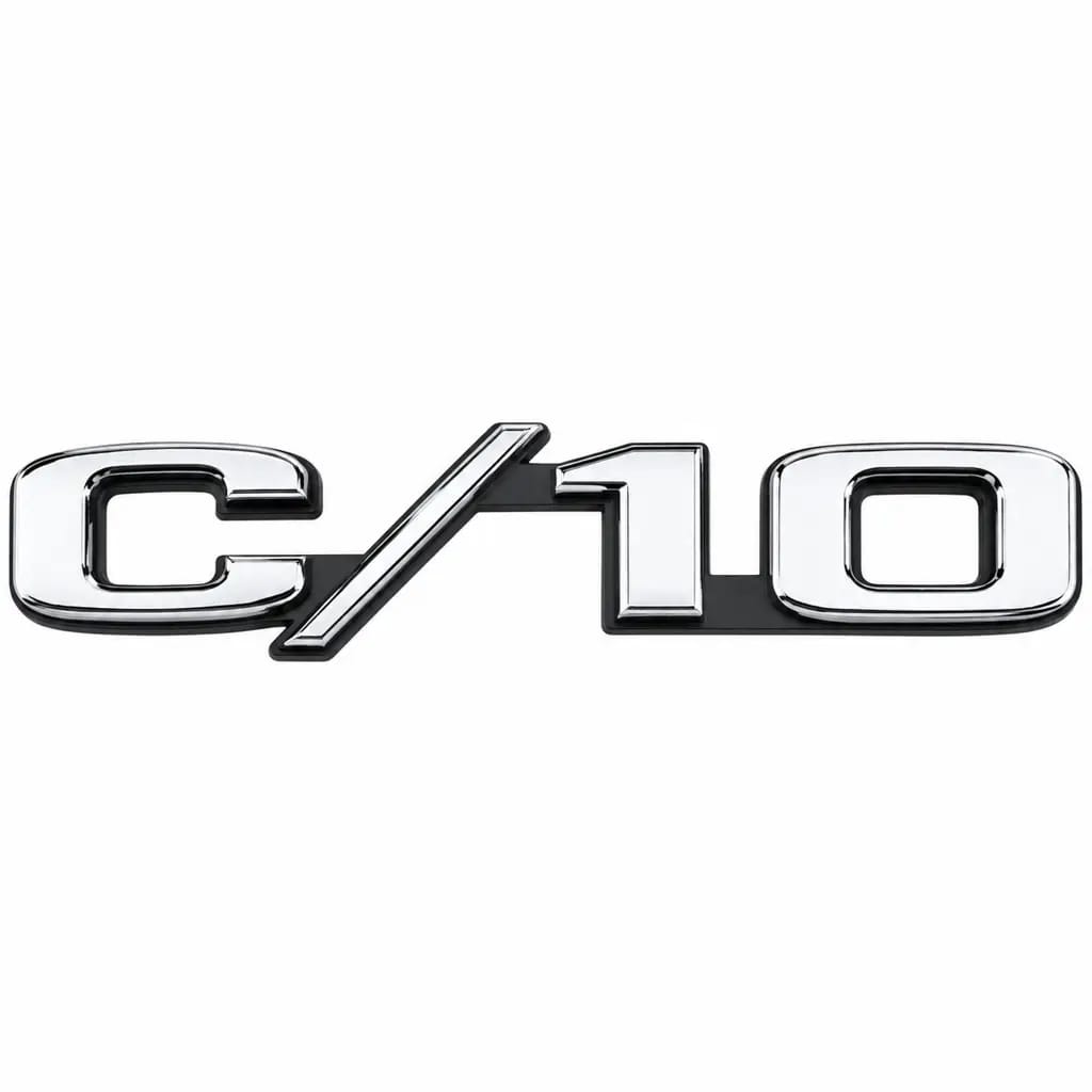 1969-1970 Chevy C10 Pickup Suburban Blazer Front Fender Emblems Pair image 2