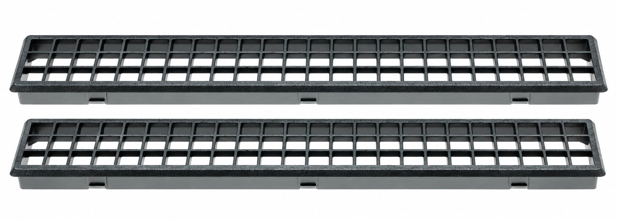 1981-1991 Chevy GMC Truck Blazer Jimmy Suburban Dash Defrost Vent Grille Pair Black