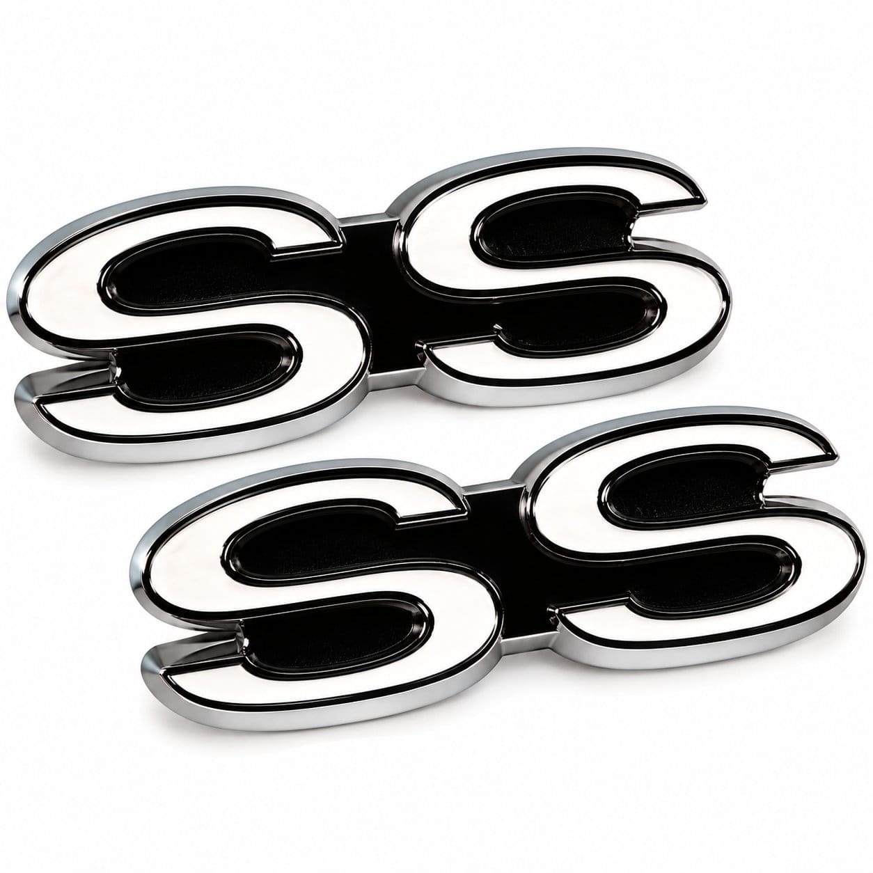 1968 Chevrolet Camaro SS Front Fender Emblems – Pair – Driver & Passenger Side – OER