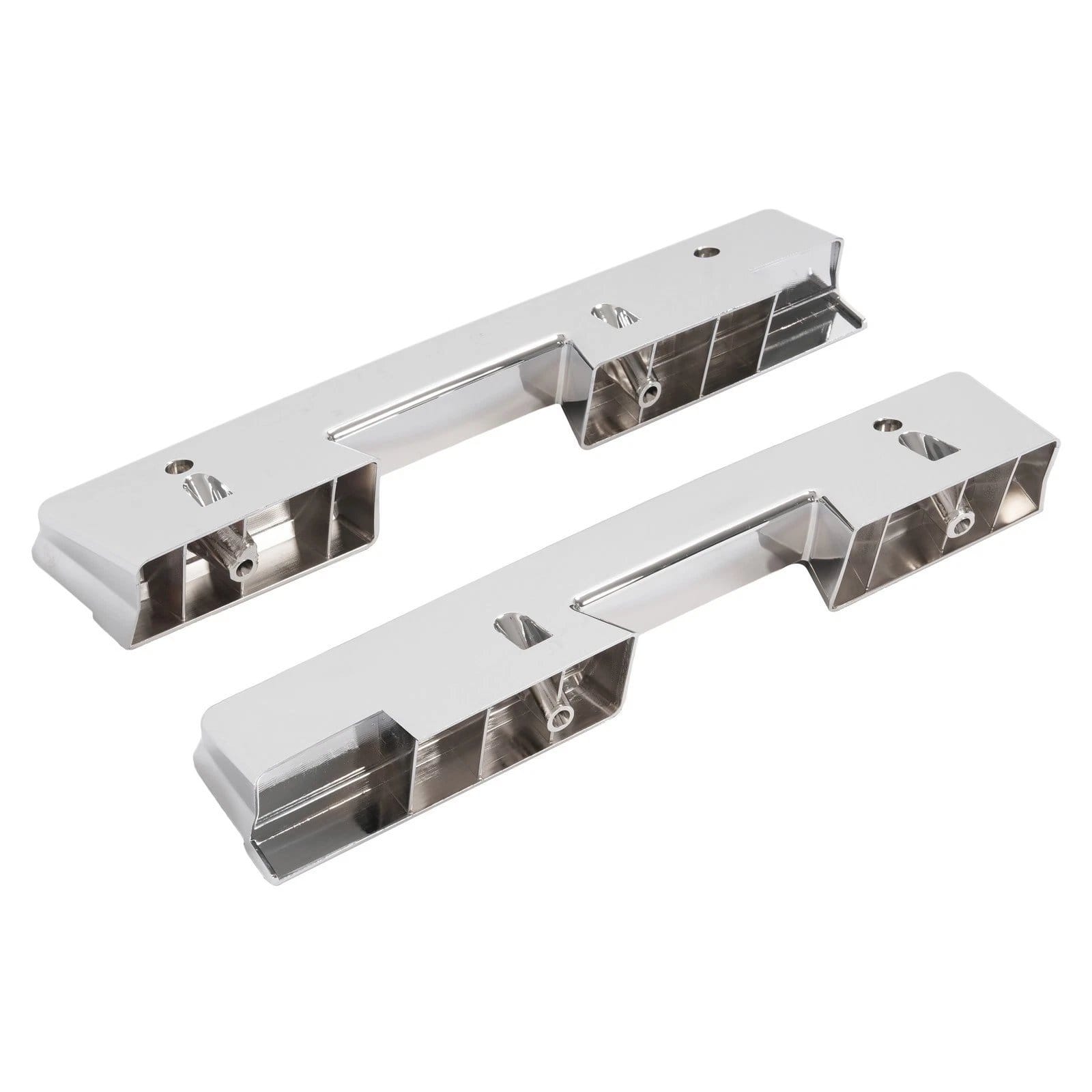 1962–1964 Chevy Impala & Impala SS Front Door Arm Rest Bases – Chrome – Pair LH RH