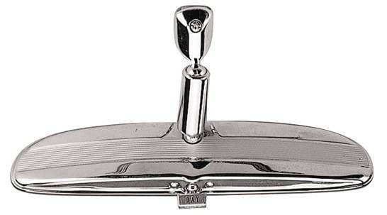 Chrome Rear View Mirror w/Day and Night Switch Universal Fit for Ford, Chevy, Mopar
