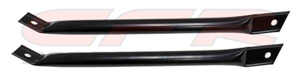 BLACK RADIATOR SUPPORT BARS - CAMARO 1970-81