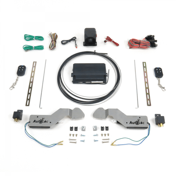 Bolt On Shave Door Kit for S-10 (1 PAIR) with Alarm and Remotes