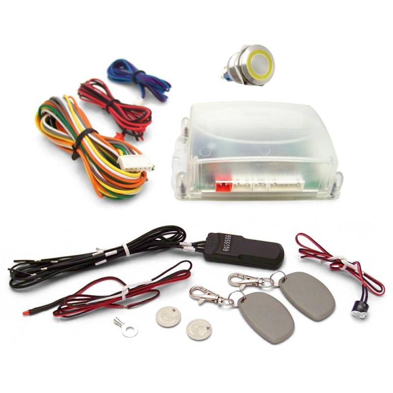One Touch Engine Start Kit with RFID - Your Choice of Button Color