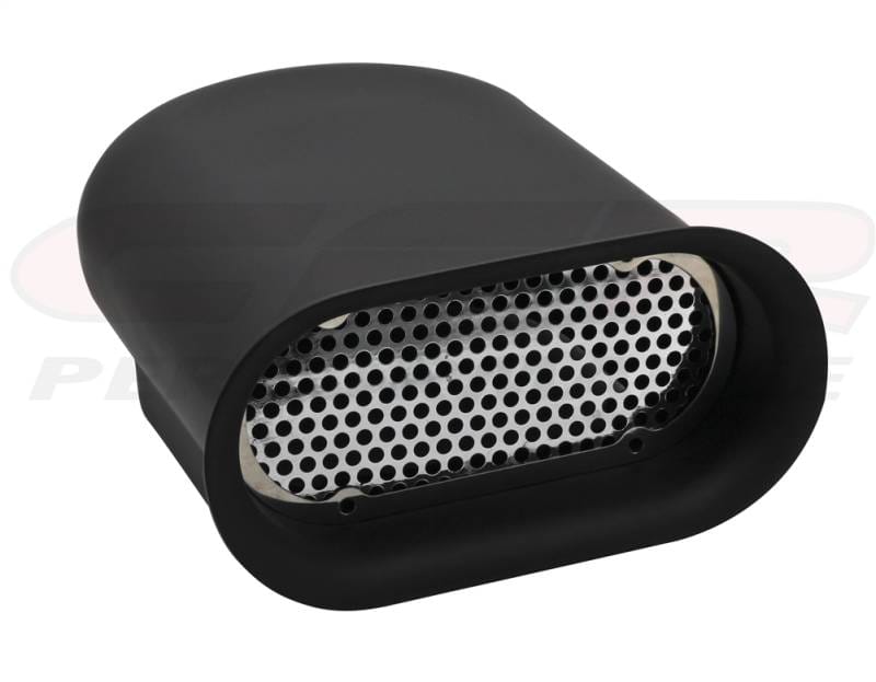 Hilborn Style Single Hood Scoop, Powder Coated Black