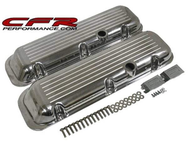 1965-95 Chevy Big Block 396-427-454-502 Short Aluminum Ball-Milled Valve Covers