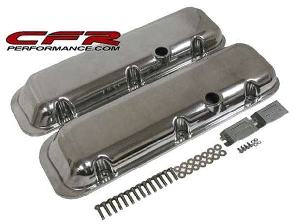 1965-95 Chevy Big Block 396-427-454-502 Short Aluminum Smooth Billet Valve Covers