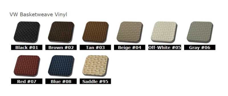 1970-72 VW Volkswagen Bug Beetle Sedan Slip On Seat Upholstery, Front & Rear Seats