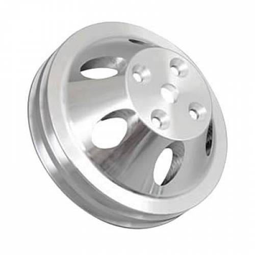 Chevy Small Block Water Pump Pulley - Double Groove, LWP